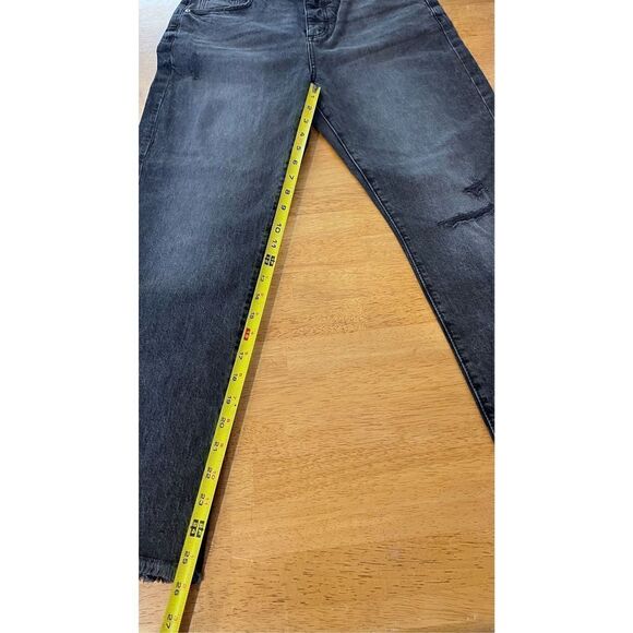 LOFT DARK HIGH RISE , STRAIGHT CROP JEANS WOMENS SIZE 28 NEW - Picture 6 of 12